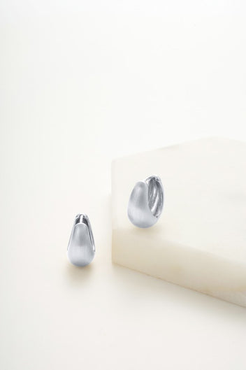 Zafino - Steph hoop brushed EARRING